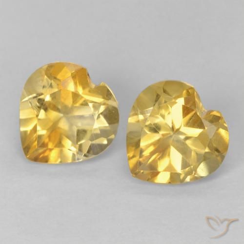 Shop natural 1.33ct ゴールド シトリン gems, 心臓, from ブラジル at GemSelect. In stock, global shipping!