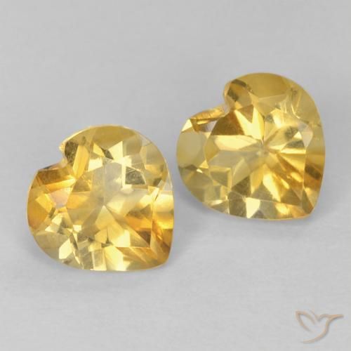 Shop natural 1.33ct ゴールド シトリン gems, 心臓, from ブラジル at GemSelect. In stock, global shipping!