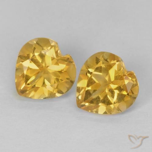 Shop natural 1.46ct ゴールド シトリン gems, 心臓, from ブラジル at GemSelect. In stock, global shipping!