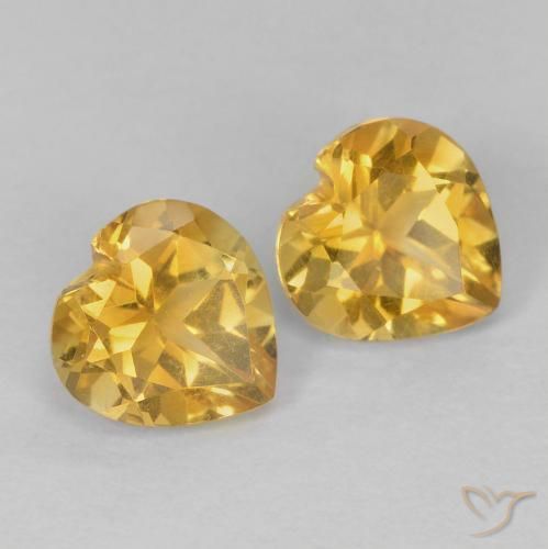 Shop natural 1.46ct ゴールド シトリン gems, 心臓, from ブラジル at GemSelect. In stock, global shipping!
