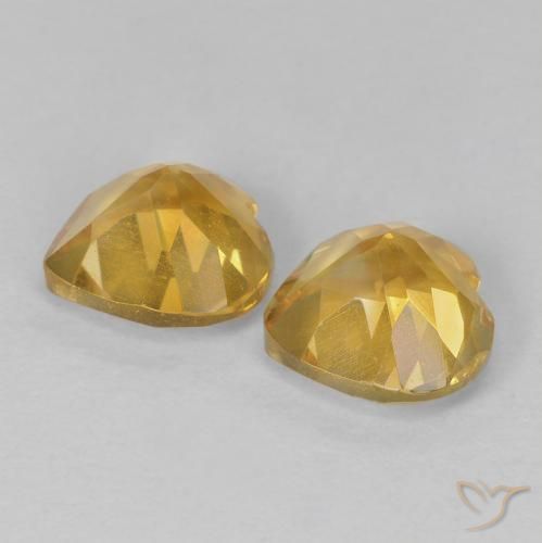 Shop natural 1.46ct ゴールド シトリン gems, 心臓, from ブラジル at GemSelect. In stock, global shipping!