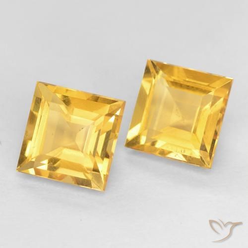 Shop natural 2.15ct ミディアムゴールド シトリン gems, 四角形, from ブラジル at GemSelect. In stock, global shipping!