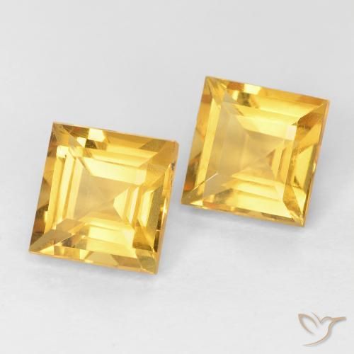Shop natural 2.20ct 明るいゴールド シトリン gems, 四角形, from ブラジル at GemSelect. In stock, global shipping!