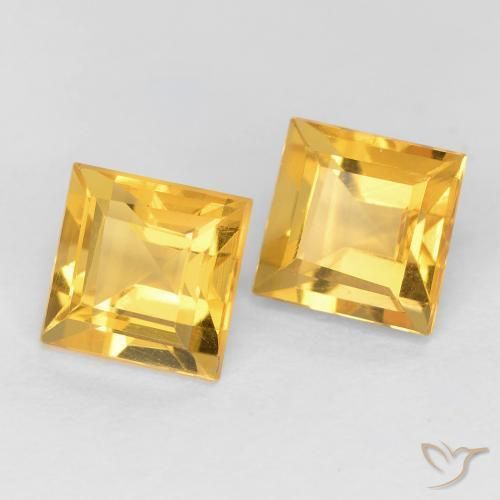 Shop natural 2.20ct 明るいゴールド シトリン gems, 四角形, from ブラジル at GemSelect. In stock, global shipping!