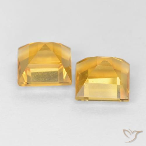 Shop natural 2.20ct 明るいゴールド シトリン gems, 四角形, from ブラジル at GemSelect. In stock, global shipping!