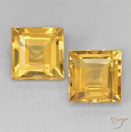 Shop natural 2.28ct ミディアムゴールデン シトリン gems, 四角形, from ブラジル at GemSelect. In stock, global shipping!