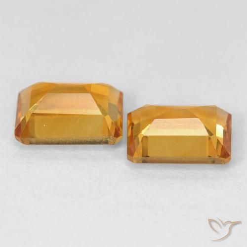 Shop natural 2.91ct 濃いオレンジゴールド シトリン gems, 八角形 / エメラルドカット, from ブラジル at GemSelect. In stock, global shipping!