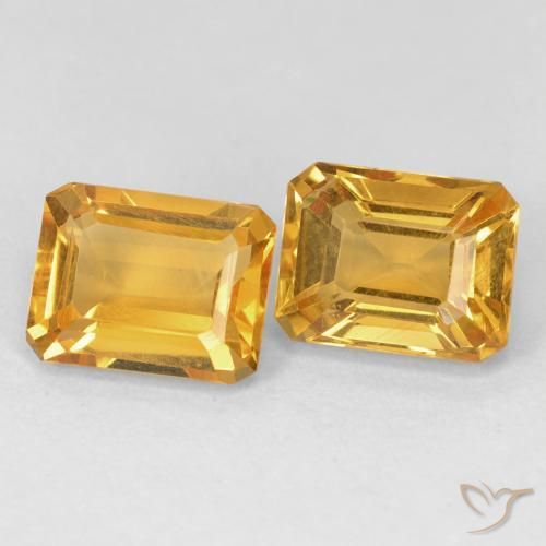 Shop natural 3.22ct ゴールド シトリン gems, 八角形 / エメラルドカット, from ブラジル at GemSelect. In stock, global shipping!