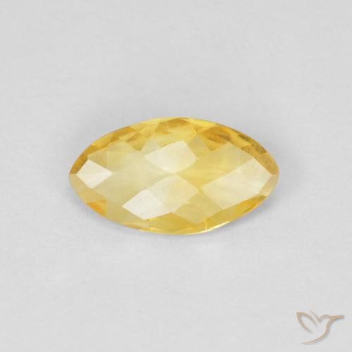 0.62ct 天然 ゴールド シトリン, マーキーズ, VS