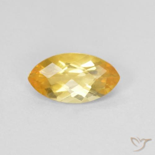 0.87ct 天然 ゴールド シトリン, マーキーズ, VS