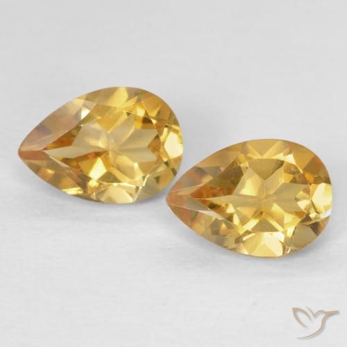 Shop natural 1.35ct ゴールド シトリン gems, 洋梨の形, from ブラジル at GemSelect. In stock, global shipping!
