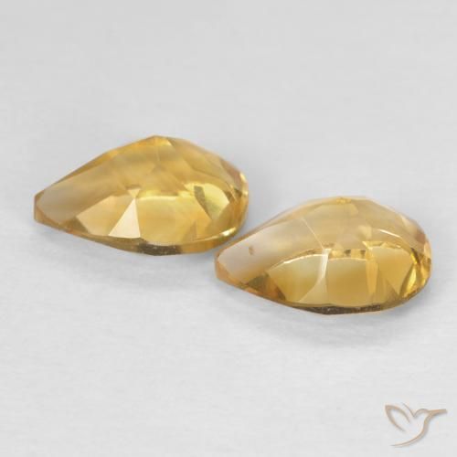 Shop natural 1.35ct ゴールド シトリン gems, 洋梨の形, from ブラジル at GemSelect. In stock, global shipping!