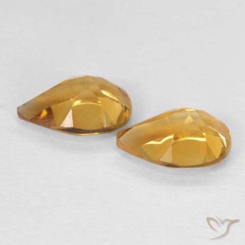 Shop natural 1.24ct オレンジゴールド シトリン gems, 洋梨の形, from ブラジル at GemSelect. In stock, global shipping!