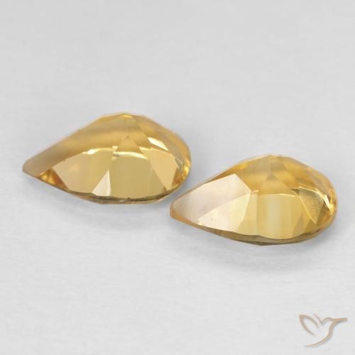 Shop natural 1.27ct ゴールド シトリン gems, 洋梨の形, from ブラジル at GemSelect. In stock, global shipping!