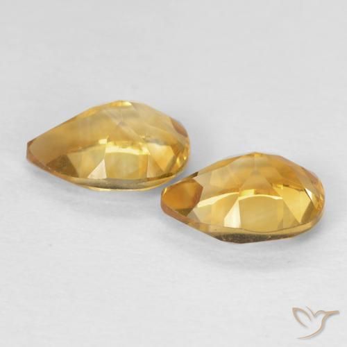 Shop natural 1.41ct ゴールド シトリン gems, 洋梨の形, from ブラジル at GemSelect. In stock, global shipping!