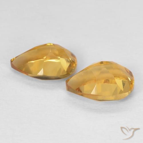 Shop natural 1.46ct オレンジゴールド シトリン gems, 洋梨の形, from ブラジル at GemSelect. In stock, global shipping!