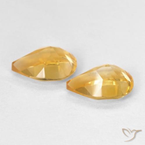 Shop natural 1.25ct オレンジゴールド シトリン gems, 洋梨の形, from ブラジル at GemSelect. In stock, global shipping!
