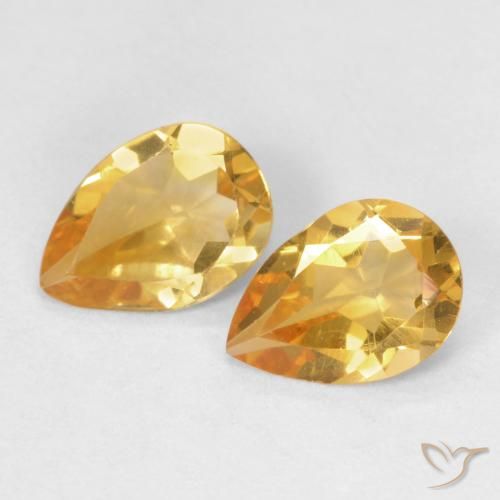 Shop natural 1.11ct オレンジゴールド シトリン gems, 洋梨の形, from ブラジル at GemSelect. In stock, global shipping!