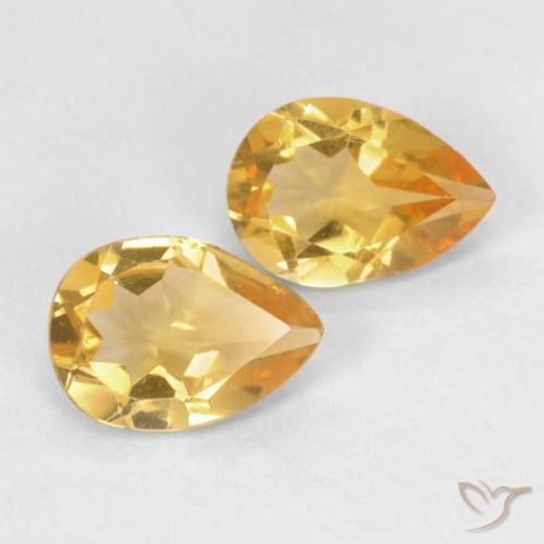 Shop natural 1.11ct オレンジゴールド シトリン gems, 洋梨の形, from ブラジル at GemSelect. In stock, global shipping!