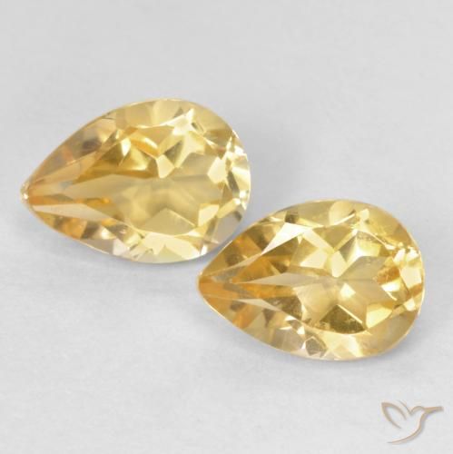 Shop natural 1.41ct ゴールド シトリン gems, 洋梨の形, from ブラジル at GemSelect. In stock, global shipping!