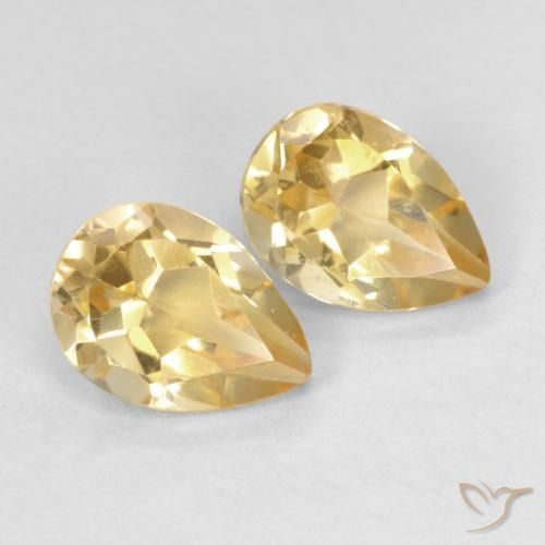 Shop natural 1.41ct ゴールド シトリン gems, 洋梨の形, from ブラジル at GemSelect. In stock, global shipping!