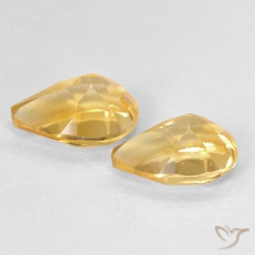 Shop natural 1.41ct ゴールド シトリン gems, 洋梨の形, from ブラジル at GemSelect. In stock, global shipping!