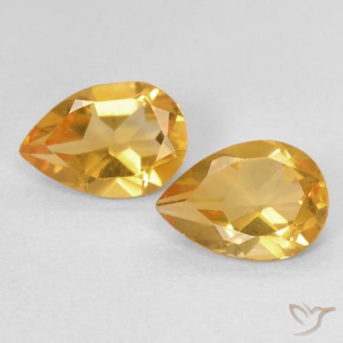 Shop natural 1.14ct オレンジゴールド シトリン gems, 洋梨の形, from ブラジル at GemSelect. In stock, global shipping!