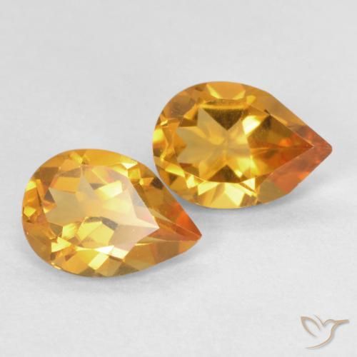 Shop natural 1.21ct ミディアムオレンジ シトリン gems, 洋梨の形, from ブラジル at GemSelect. In stock, global shipping!