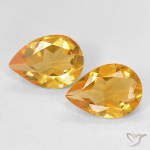 Shop natural 1.11ct オレンジゴールド シトリン gems, 洋梨の形, from ブラジル at GemSelect. In stock, global shipping!