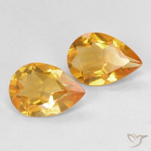 Shop natural 1.11ct オレンジゴールド シトリン gems, 洋梨の形, from ブラジル at GemSelect. In stock, global shipping!
