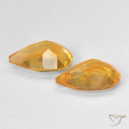 Shop natural 1.11ct オレンジゴールド シトリン gems, 洋梨の形, from ブラジル at GemSelect. In stock, global shipping!