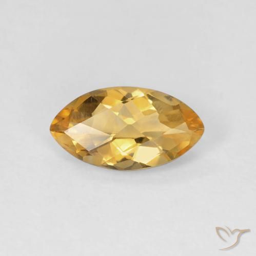 0.82ct 天然 ゴールドオレンジ シトリン, マーキーズ, VVS-VS
