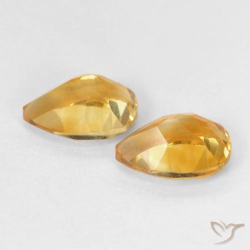 Shop natural 1.46ct オレンジゴールド シトリン gems, 洋梨の形, from ブラジル at GemSelect. In stock, global shipping!