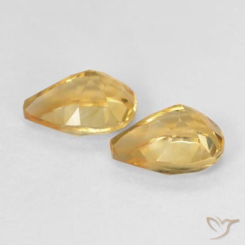 Shop natural 1.44ct オレンジゴールド シトリン gems, 洋梨の形, from ブラジル at GemSelect. In stock, global shipping!