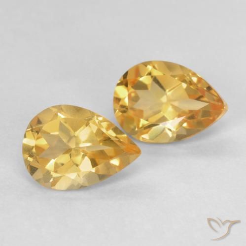 Shop natural 1.41ct ゴールド シトリン gems, 洋梨の形, from ブラジル at GemSelect. In stock, global shipping!