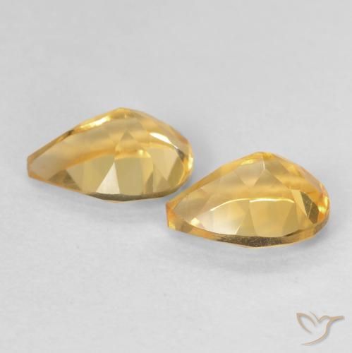 Shop natural 1.41ct ゴールド シトリン gems, 洋梨の形, from ブラジル at GemSelect. In stock, global shipping!