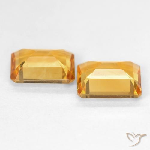 Shop natural 2.66ct Medium Light Orange-Gold シトリン gems, 八角形 / エメラルドカット, from ブラジル at GemSelect. In stock, global shipping!