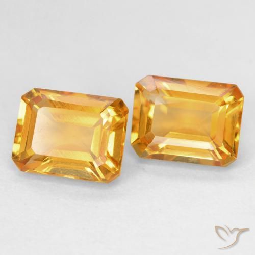 Shop natural 3.20ct オレンジゴールド シトリン gems, 八角形 / エメラルドカット, from ブラジル at GemSelect. In stock, global shipping!