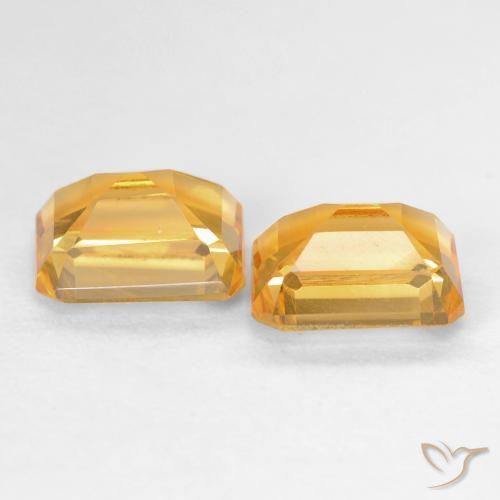 Shop natural 3.20ct オレンジゴールド シトリン gems, 八角形 / エメラルドカット, from ブラジル at GemSelect. In stock, global shipping!