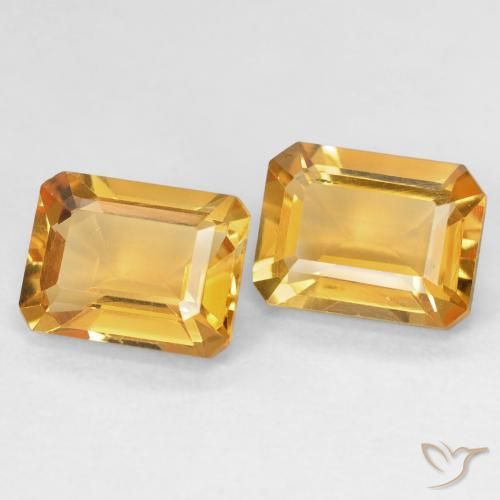 Shop natural 2.96ct オレンジゴールド シトリン gems, 八角形 / エメラルドカット, from ブラジル at GemSelect. In stock, global shipping!