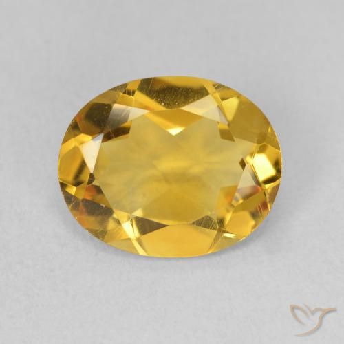 2.69ct 天然 ゴールド シトリン, 楕円形, VVS-VS