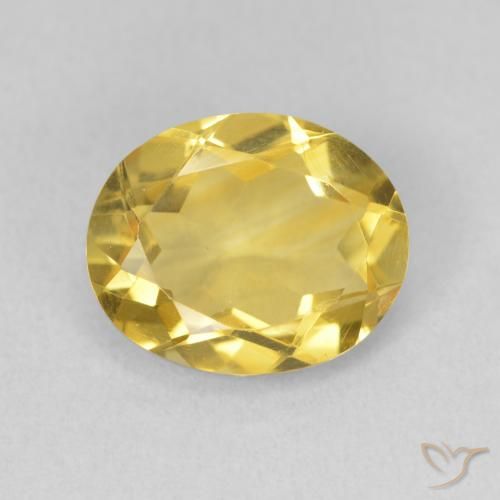 2.85ct 天然 ゴールドオレンジ シトリン, 楕円形, VVS-VS