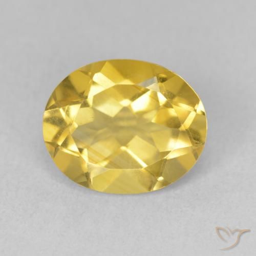 3.06ct 天然 ゴールドオレンジ シトリン, 楕円形, VVS-VS