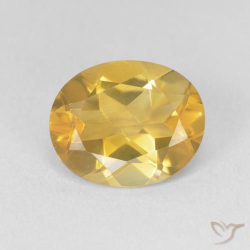 3.11ct 天然 ゴールド シトリン, 楕円形, VVS-VS