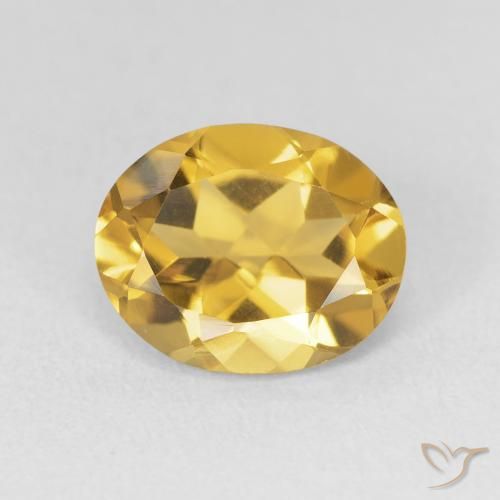 3.11ct 天然 ゴールド シトリン, 楕円形, VVS-VS