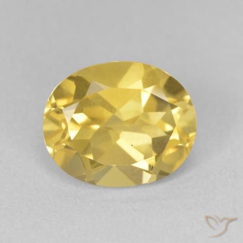 3.26ct 天然 ゴールドオレンジ シトリン, 楕円形, VVS-VS