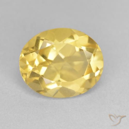 3.35ct 天然 ゴールドオレンジ シトリン, 楕円形, VVS-VS