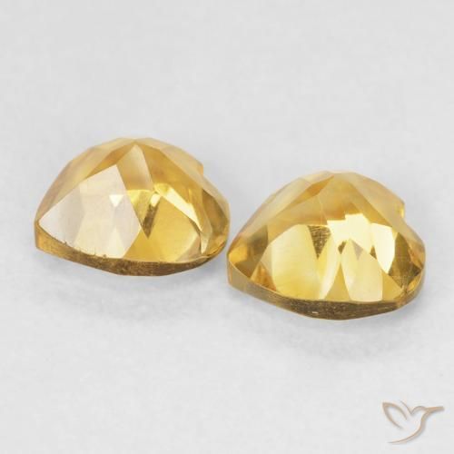 Shop natural 1.45ct ゴールド シトリン gems, 心臓, from ブラジル at GemSelect. In stock, global shipping!