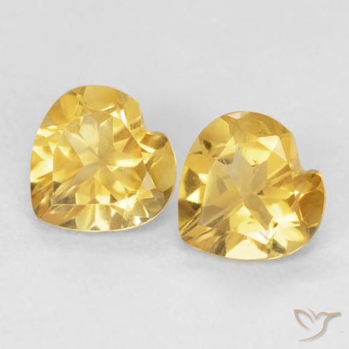 Shop natural 1.34ct ゴールド シトリン gems, 心臓, from ブラジル at GemSelect. In stock, global shipping!