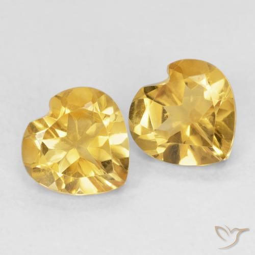 Shop natural 1.34ct ゴールド シトリン gems, 心臓, from ブラジル at GemSelect. In stock, global shipping!